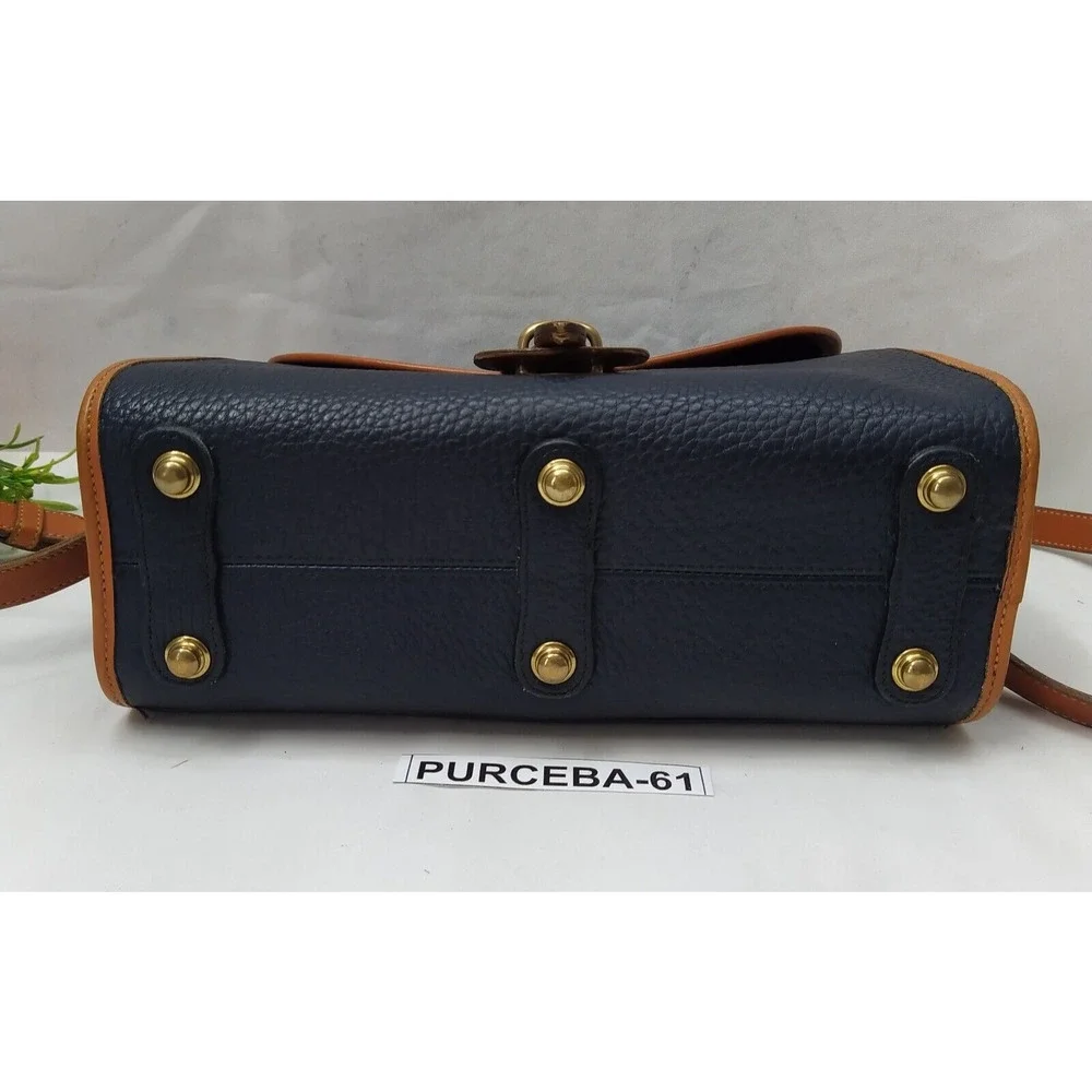 Dooney & Bourke Black Pebbled Leather Crossbody Bag - Vintage Made in USA - Picture 7 of 16